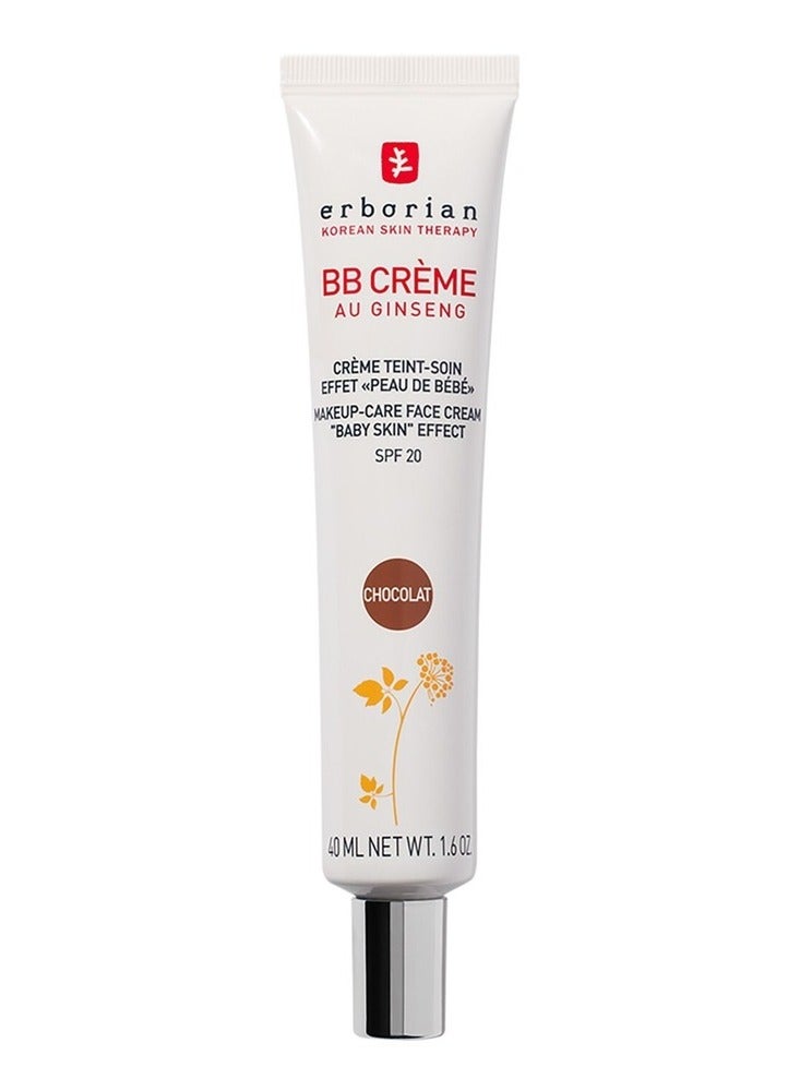 erborian ERBORIAN BB Cream Au Ginseng SPF 20, Chocolat – Perfect Skin Coverage and Sun Protection 40ml  - Image 1