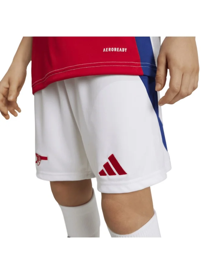 adidas شورت كرة قدم أبيض للأولاد مقاس
