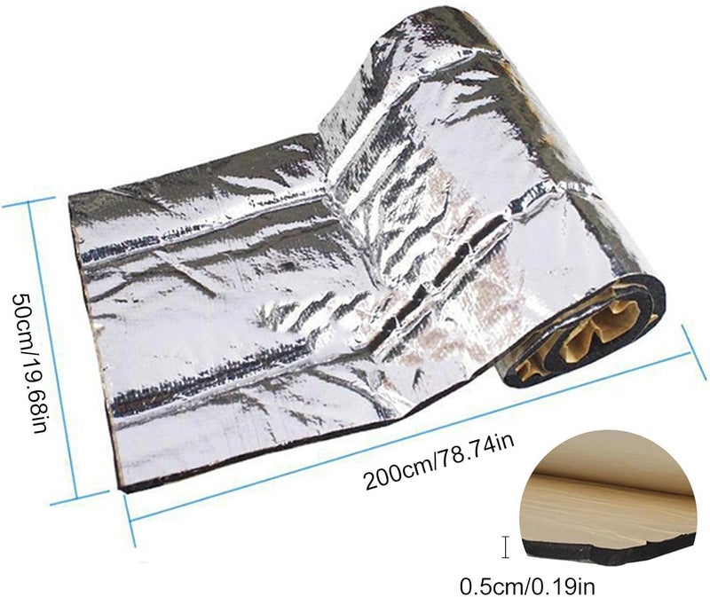 Automotive Sound Deadener | Self Adhesive Deadener Mat | Sound Deadening Material, Car Noise Control Acoustic Dampening Moistureproof Waterproof - Image 4