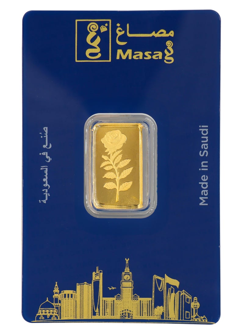 مصاغ - سبيكة ذهب عيار 24 وزن 5 غرام - Image 1