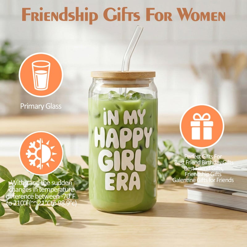 MHSMHL Best Friend Bestie Birthday Gifts for Women, Friendship Gifts for Women, Best Friend Gift Basket Galentines Gifts Valentines Day Gift for Friends Spa Care Box with 16oz Glass Cup - Image 3