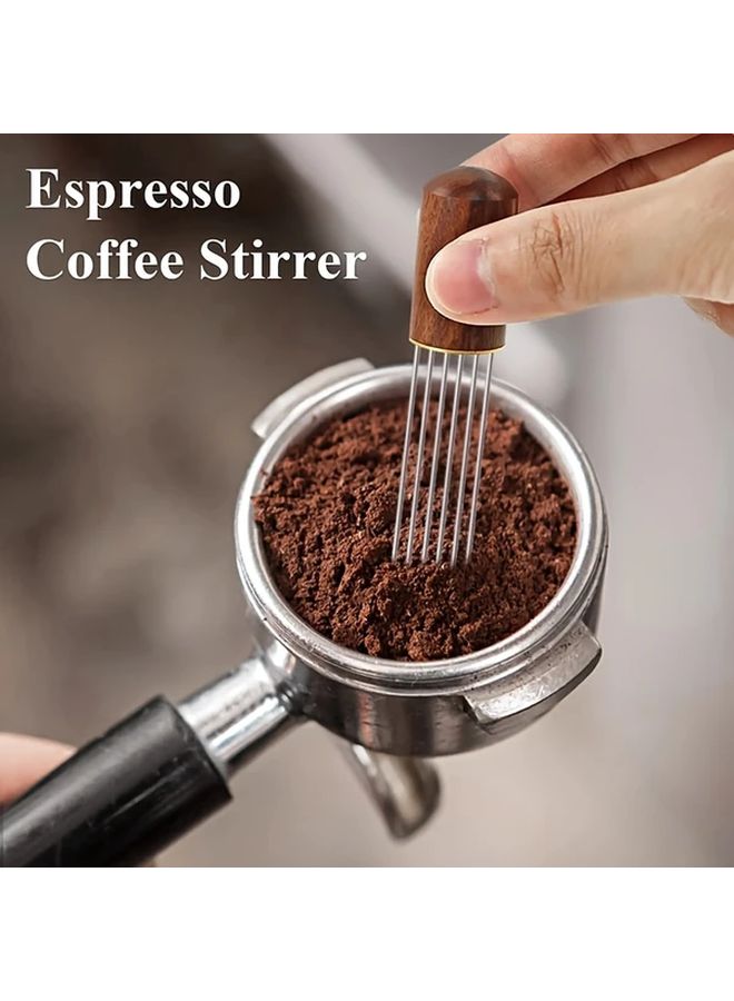 Bright Brown Mini Coffee Powder Sifter Portable Clump Breaker For Kitchen Use - Image 4