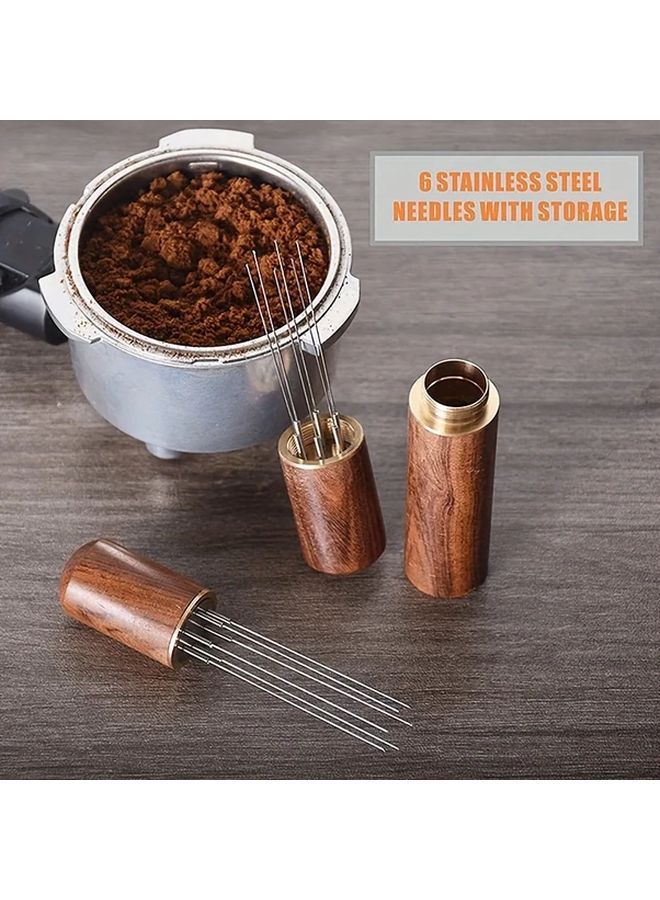 Bright Brown Mini Coffee Powder Sifter Portable Clump Breaker For Kitchen Use - Image 2