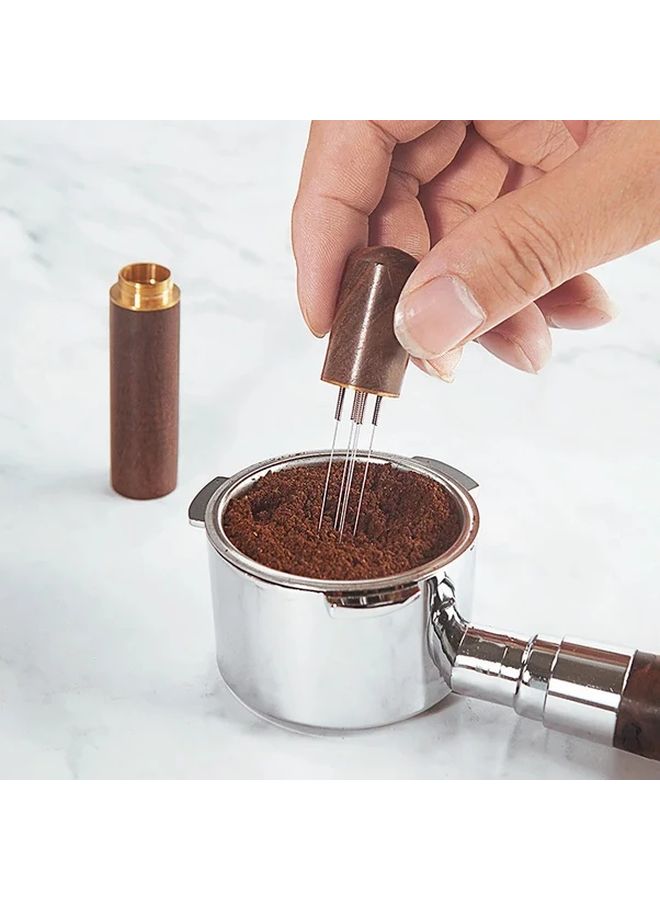 Bright Brown Mini Coffee Powder Sifter Portable Clump Breaker For Kitchen Use - Image 5