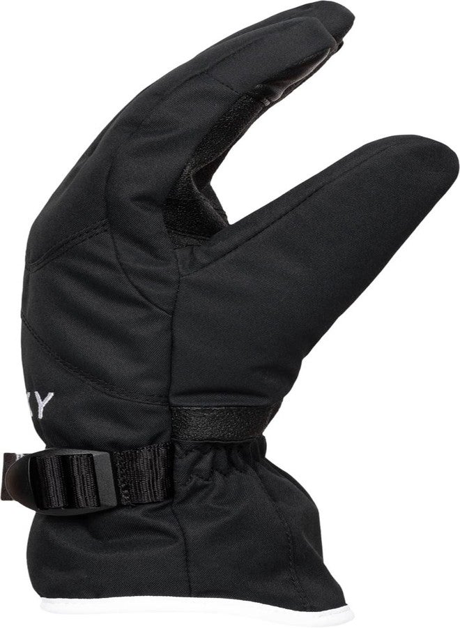 Roxy Women's Jetty Solid Insulated Gloves (X-Large, True Black (KVJ0)) - Image 2