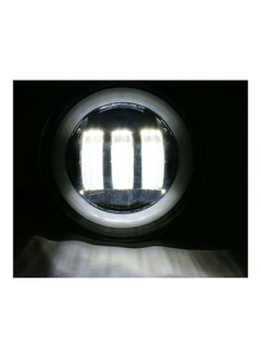 NIBEMINENT 2-Piece Round Motorcycle LED Fog Lamp  - Image 2