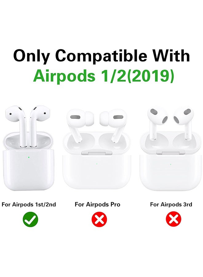 Wffo For AirPods 1/2 Headphone Case - Funny 3D Soft Silicone Case Case - with Butterfly Crystal Key Chain and Cleaner Kit - Pretty Cute Bling Colorful Butterfly TPU Shockproof Protective Cover for AirPods 1/2 Headphone Case - Image 2