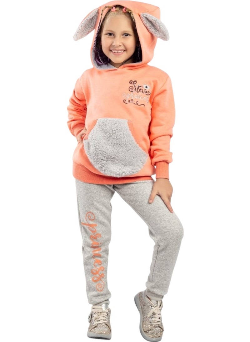 CHOiCE Girls' Pajama Princess Tracksuit – Comfort and Style for Little Princesses – Code 541