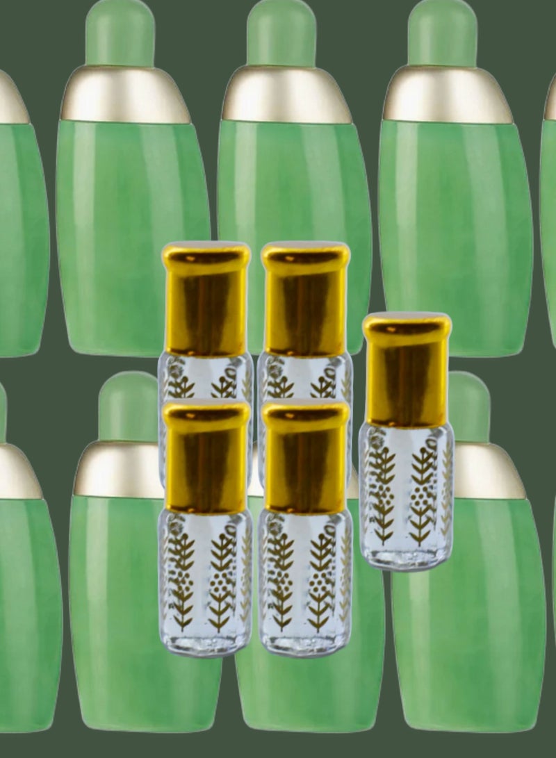 5 قطع زيت عطري إيدن نسائي الشفاف الأصلي 3مل