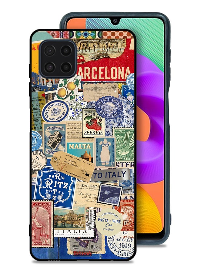 Tolwak Samsung Galaxy F22 Protective Case Cover Stickers Of Different Cities - Image 1
