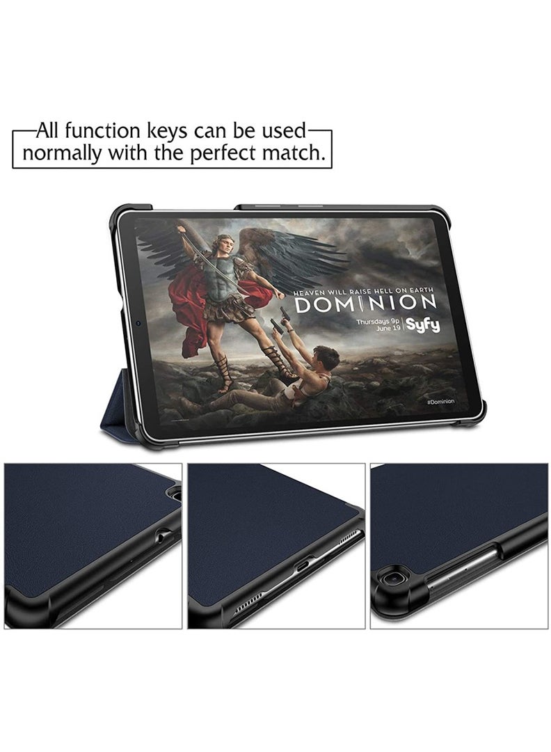 Theodor Protective Flip Case For Samsung Galaxy Tab A 8.4 inch 2020 With Trifold Stand Auto Wake Sleep Shockproof Cover Messi - Image 4