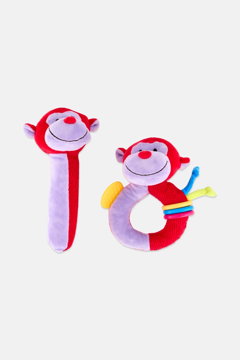 FIESTA 2 Pcs Monkey Plush Toy Gift Set - Image 1