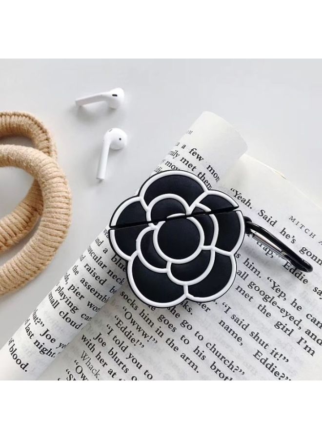 Protective Charging Case For Apple AirPods 1/2 Black/White - Image 2