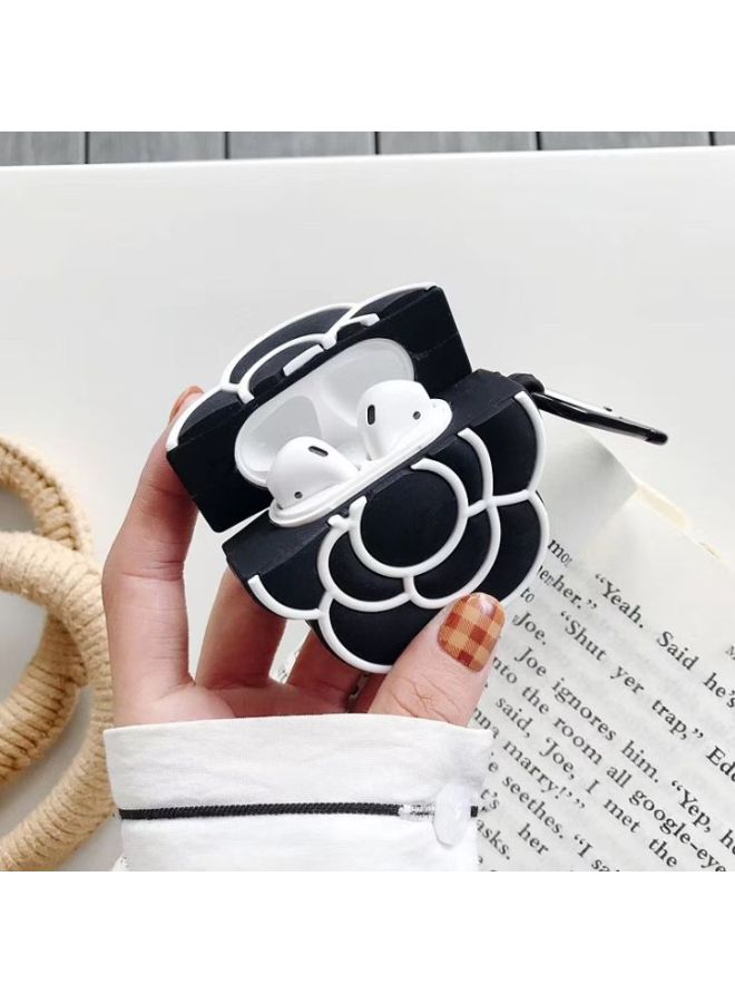 Protective Charging Case For Apple AirPods 1/2 Black/White - Image 5