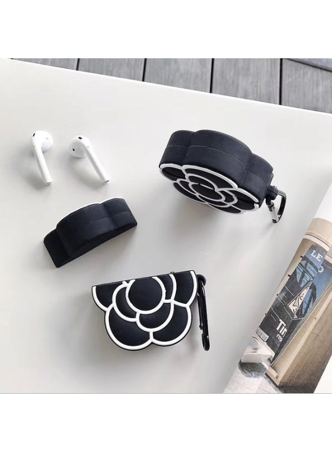 Protective Charging Case For Apple AirPods 1/2 Black/White - Image 3