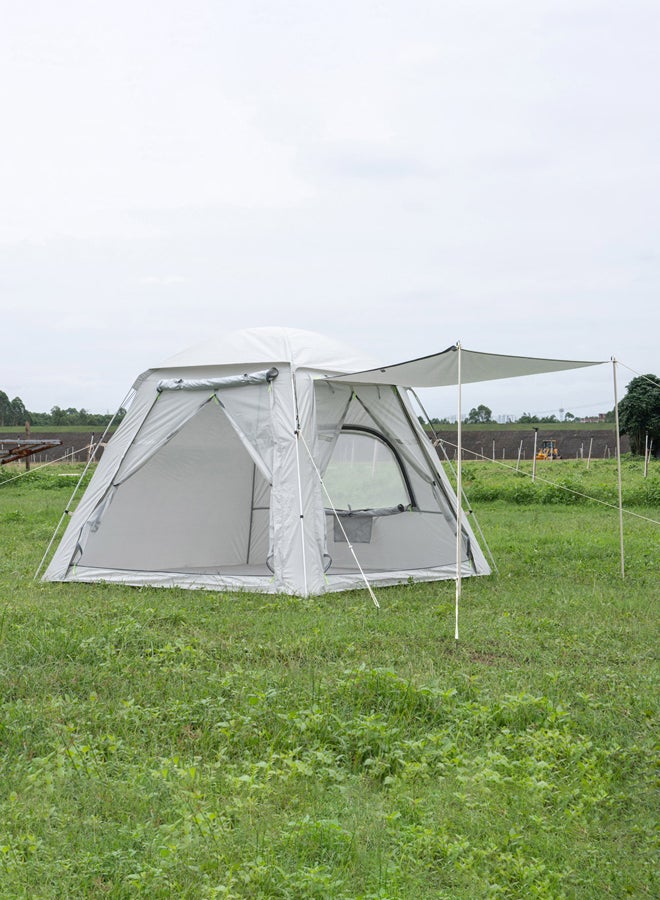 DPT خيمة تخييم، رمادية، بحجم 210*210*165 سم - Image 2