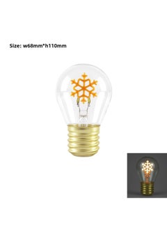 Charging Bulb LED Independent Light Source Usb Interface Portable Night Light Unicorn Love DIY Atmospheric High-end-Specifications:Snowflake-2200k Warm Yellow