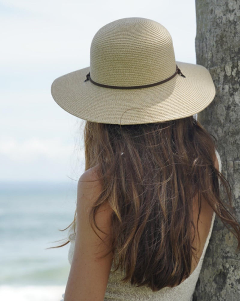 FURTALK Womens Wide Brim Sun Hat with Wind Lanyard UPF Summer Straw Sun Hats for Women - Image 5