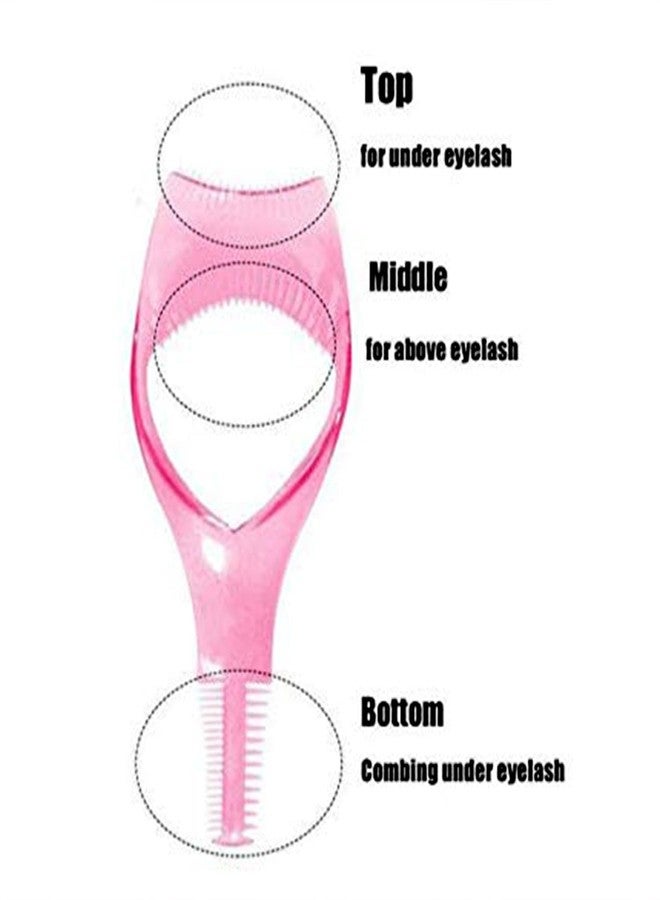 GARRADIN 3-in-1 Plastic Mascara Applicator & Eyelash Tool – Brush, Curler, Comb & Eyelash Guide for Better Eye Makeup (1 Pc) - Image 5