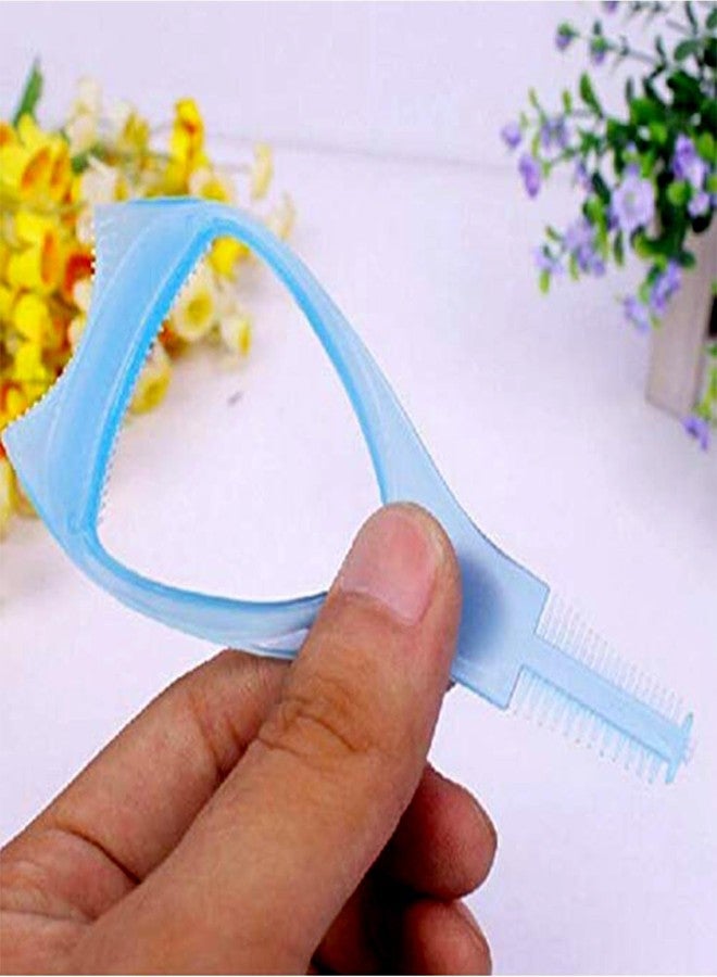 GARRADIN 3-in-1 Plastic Mascara Applicator & Eyelash Tool – Brush, Curler, Comb & Eyelash Guide for Better Eye Makeup (1 Pc) - Image 3