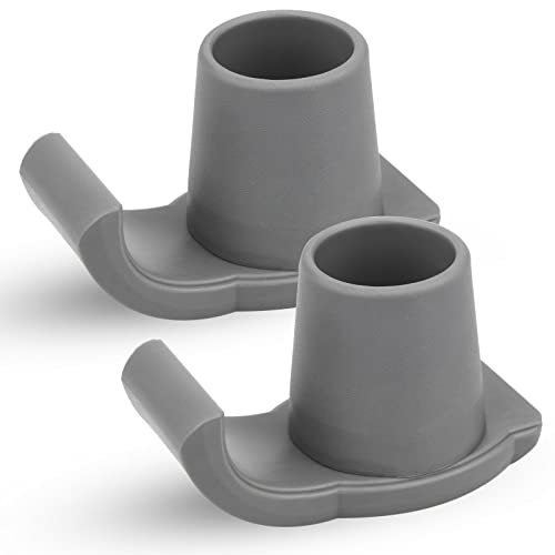 Tecreddy Walker Ski Glides, Universal 1" Replacement Glide Caps Heavy Duty Coaster Skis for Medical Walkers, 2-Pack - Image 1