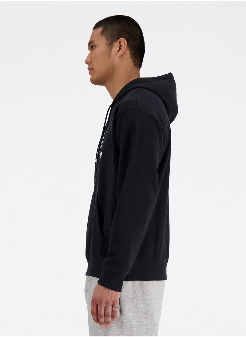 New Balance Essentials French Terry Logo Hoodie  - Image 3