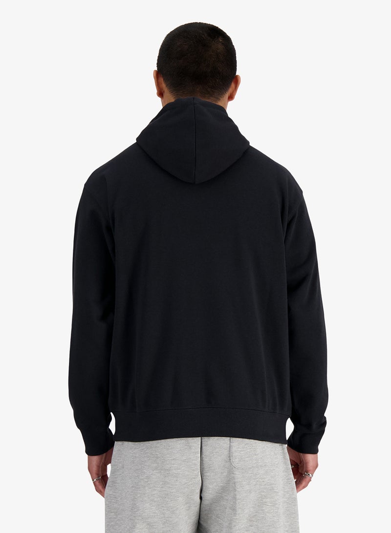 نيو بالانس هودي أساسي بشعار من نسيج التيري الفرنسي - Image 2