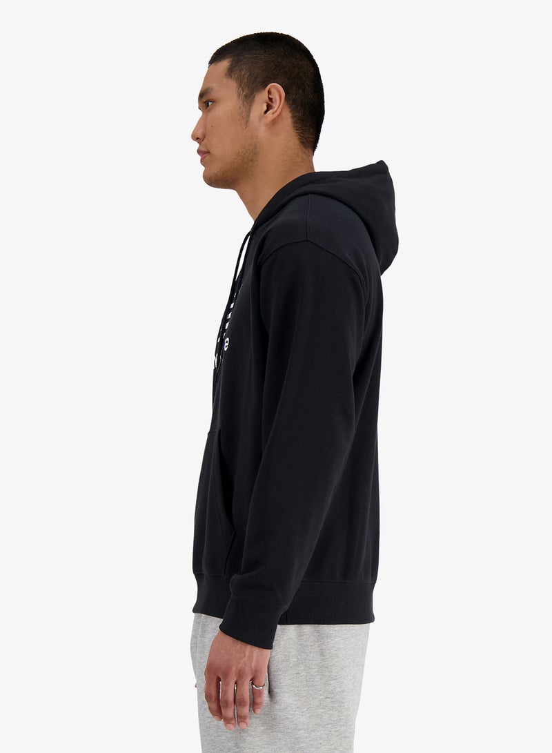 نيو بالانس هودي أساسي بشعار من نسيج التيري الفرنسي - Image 3