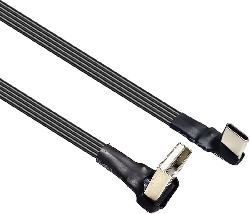 Flexible Silicone USB C Cable Right Angle Charger 1 Style For Smartphones - Image 2