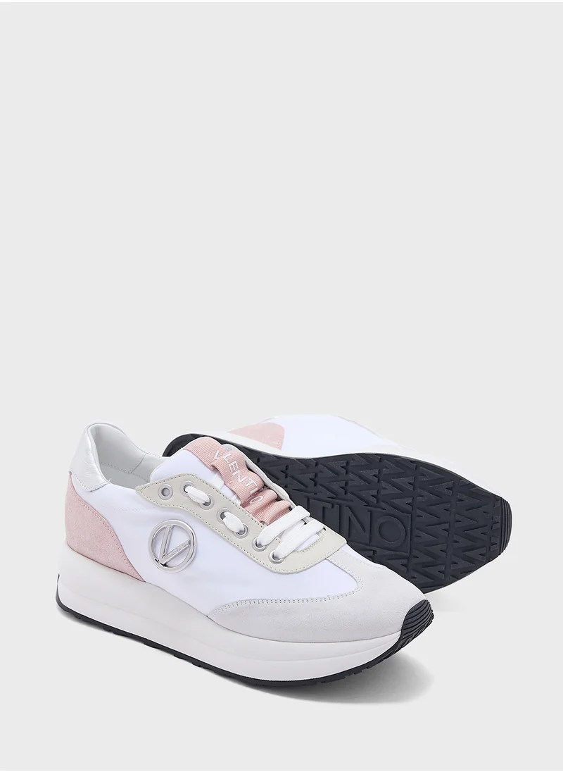 VALENTINO BY MARIO VALENTINO Lace Up Low Top Sneakers
