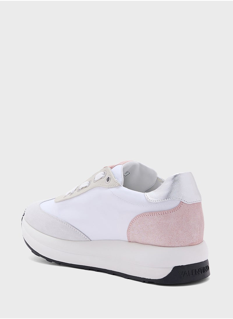 VALENTINO BY MARIO VALENTINO - Lace Up Low Top Sneakers - Image 1