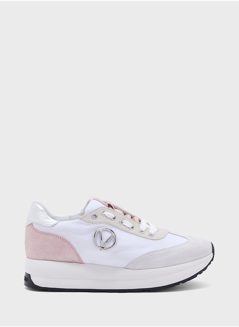 VALENTINO BY MARIO VALENTINO - Lace Up Low Top Sneakers - Image 1