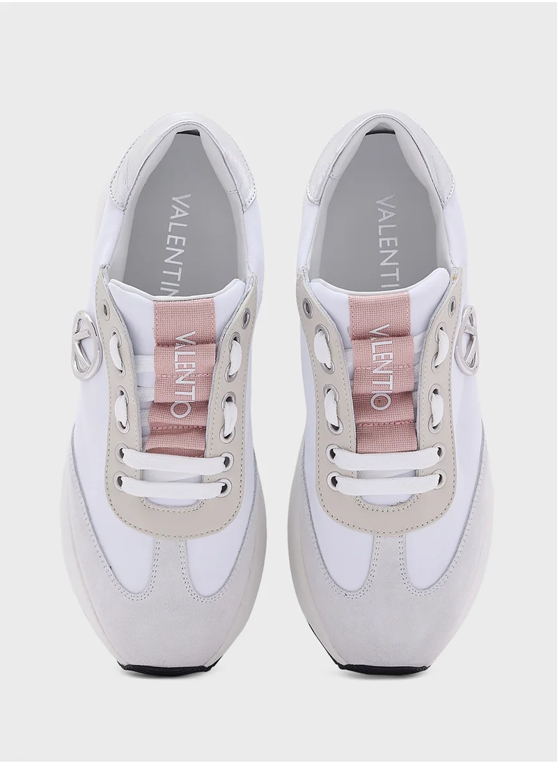 VALENTINO BY MARIO VALENTINO Lace Up Low Top Sneakers