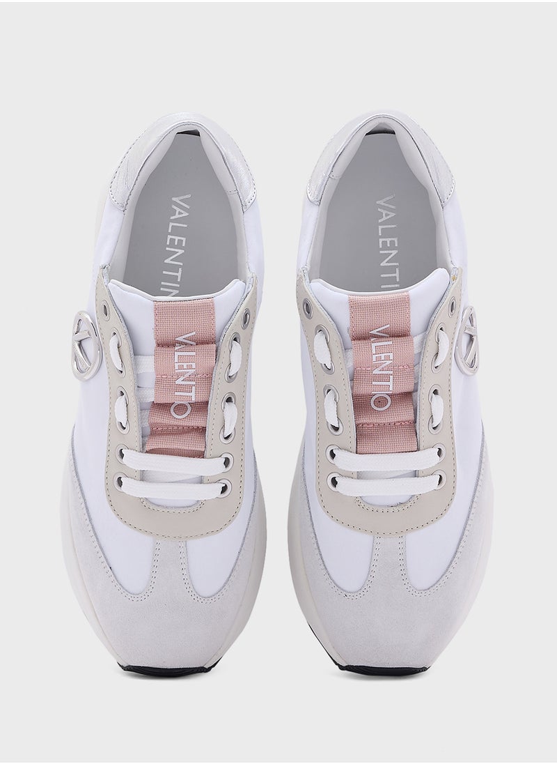 VALENTINO BY MARIO VALENTINO - Lace Up Low Top Sneakers - Image 1