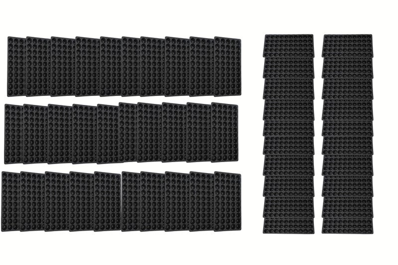 Halsey Germination Seedling Tray -50 Big Holes Seedling Treys for Plants, Seed Trey and Plant Tray, Reusable Trays for Garden Plantation, 50 Big Cavities Tray for Seeding (Pack of 100) - Image 1