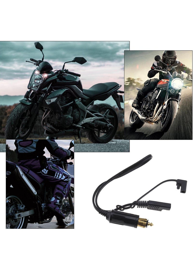 Y&D 12 24V DIN Hella Powerlet Plug to SAE Adapter Connector Compatible BMW Motorcycle with Dust Cap Quick Release and Disconnect New Pure Copper Core  - Image 4