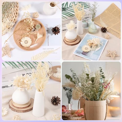 Comkrivy Real Dried Flowers 100% Natural Dried Flowers, Mixed Colors Dried Leaf Flowers for DIY Arts and Crafts Candles Resin Jewelry Nail Pendant Cards Scrapbooking Wedding Home Decoration - Image 5