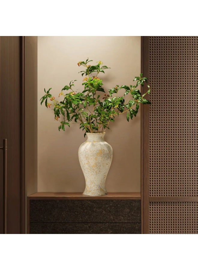 مزهرية سيراميك، على الطراز القديم، مناسبة لتزيين سطح المكتب في غرفة المعيشة، وترتيب الزهور، وفخار المنزل الريفي. - Image 4