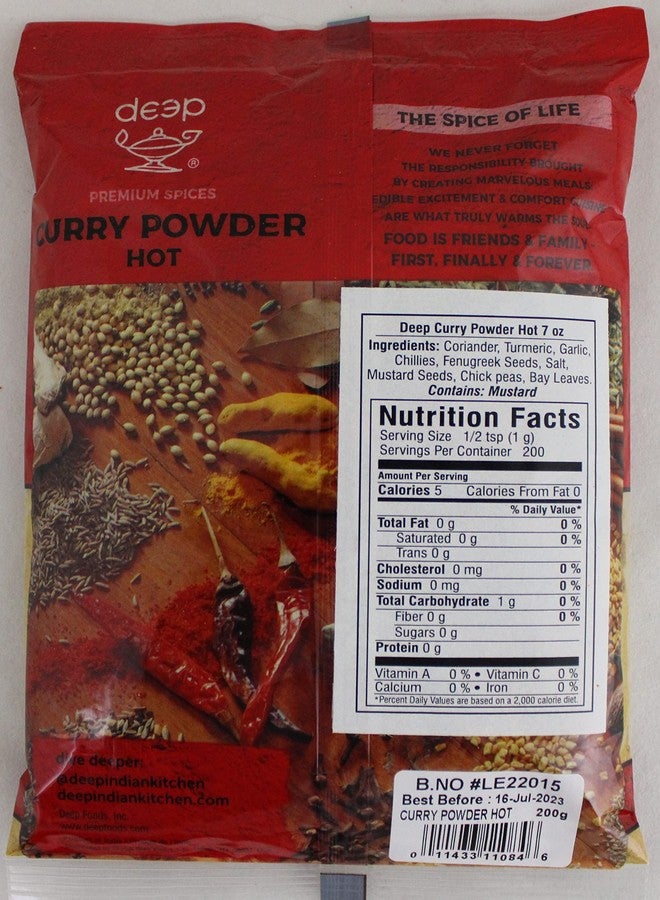 Deep Curry Powder Hot 7 oz - Image 2