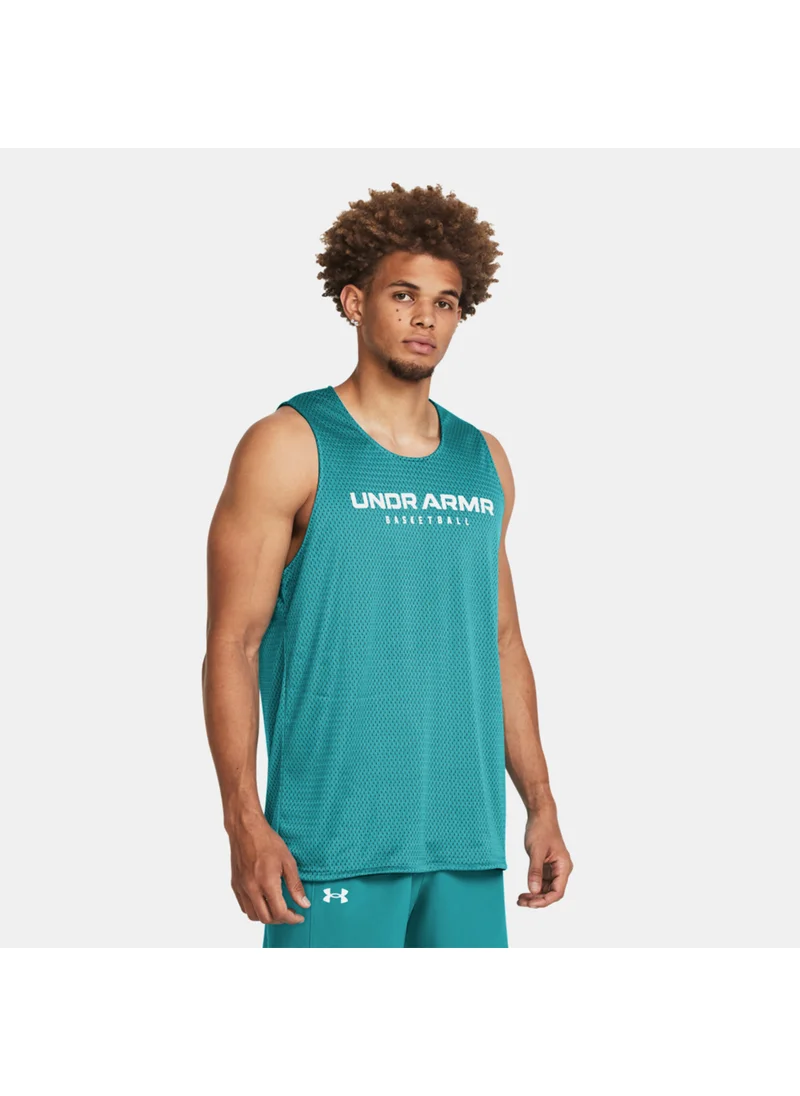اندر ارمور Men's Zone Reversible Basketball Top