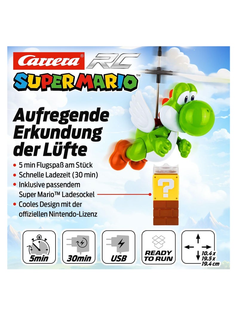 Carrera Super Mario Flying Yoshi I Remote-Controlled Electric Helicopter For Ages 8 And Up I Including Remote Control & Batteries I Toy For Children & Adults I For Indoor & Outdoor  - Image 4