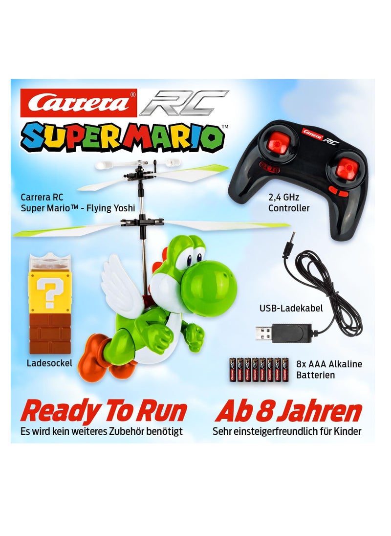 Carrera Super Mario Flying Yoshi I Remote-Controlled Electric Helicopter For Ages 8 And Up I Including Remote Control & Batteries I Toy For Children & Adults I For Indoor & Outdoor  - Image 5