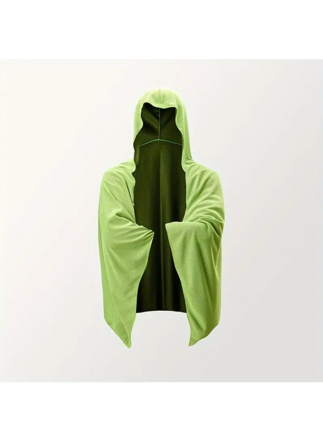 Outdoor Sports Cold Sunscreen Cloak Bath Towel Quick-drying Absorbent Sunshade Shawl Quick-drying Bath Towel Cloak