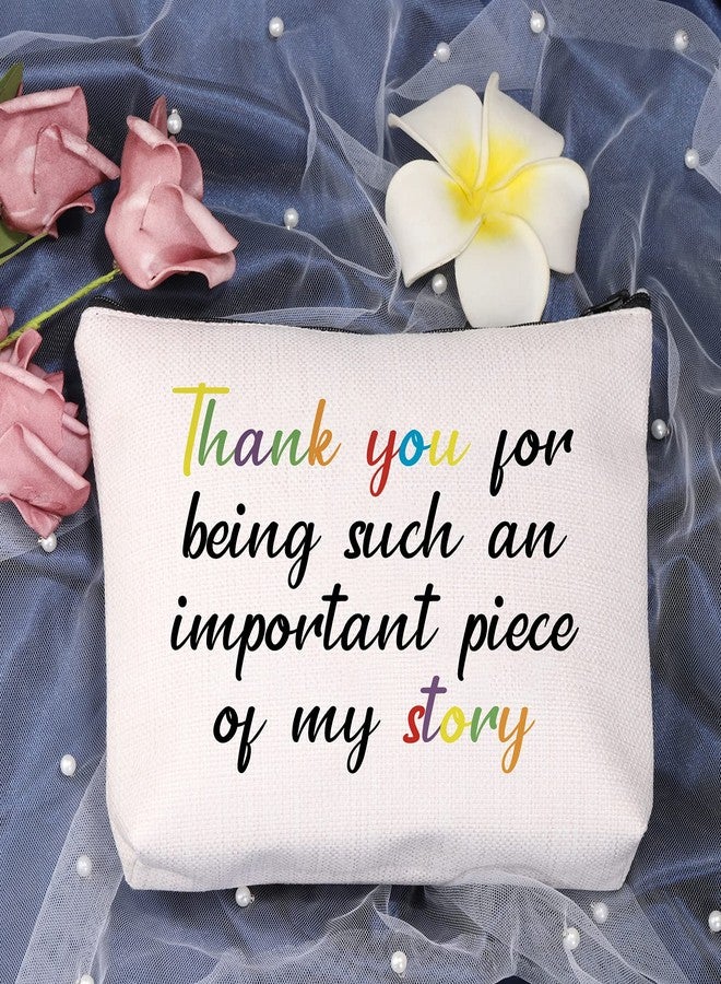 LEVLO Best Wedding Officiant Ever Gifts Thank You For Being Such An Important Piece Of My Story Makeup Bags Wedding Gifts (Best Wedding Officiant Ever) - Image 3