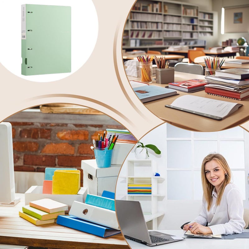 A4 4 Ring File Folders for Office Home Classroom Students Teachers Adults Children - Image 5
