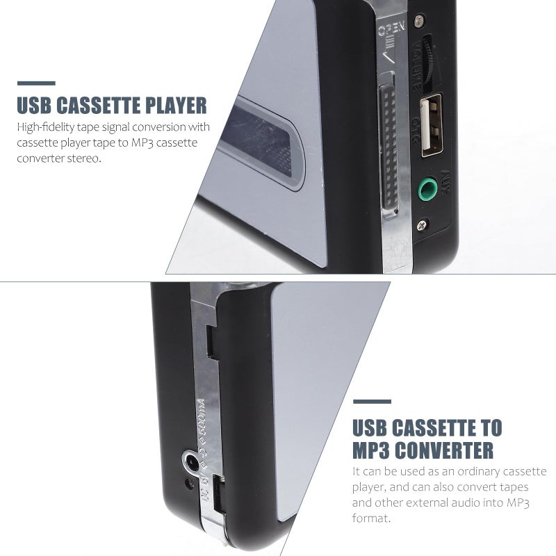 Metal Cassette Tape to MP3 Converter USB MicroSD Card Digital Audio Player Portable - Image 4