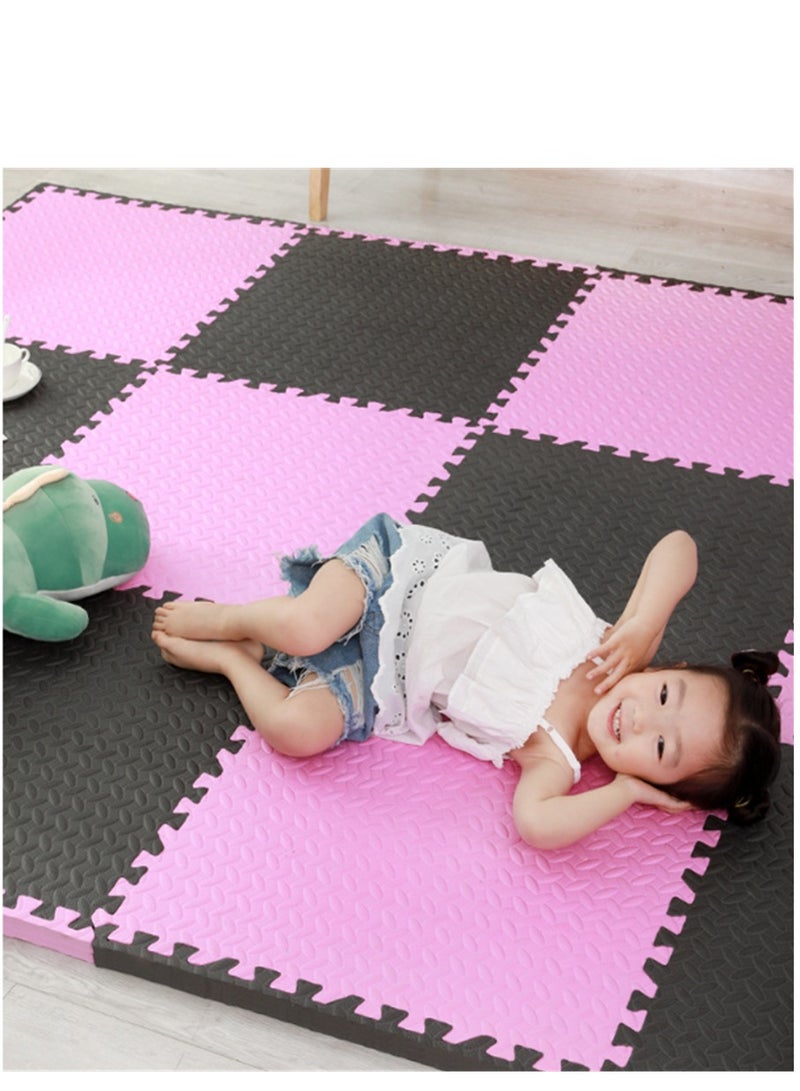 12 حزمة لغز أرضية حصيرة ، 60 × 60 سم إيفا رغوة أرضية Playmats مع سمك 2.5 سم ، الألعاب للأطفال حماية الأرضيات ممارسة حصيرة ، للرياضات المنزلية ، معدات التمرين ، تمرين اليوغا ، صالات الألعاب الرياضية للأطفال واللعب للأطفال (12 جهاز كمبيوتر شخصي ، 6 أصفر + 6 أرجواني) - Image 4