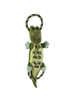 لعبة شد الكلاب التفاعلية المحشوة ذات الصرير من Outward Hound من Charming Pet Ropes-A-Go-Go Gator
