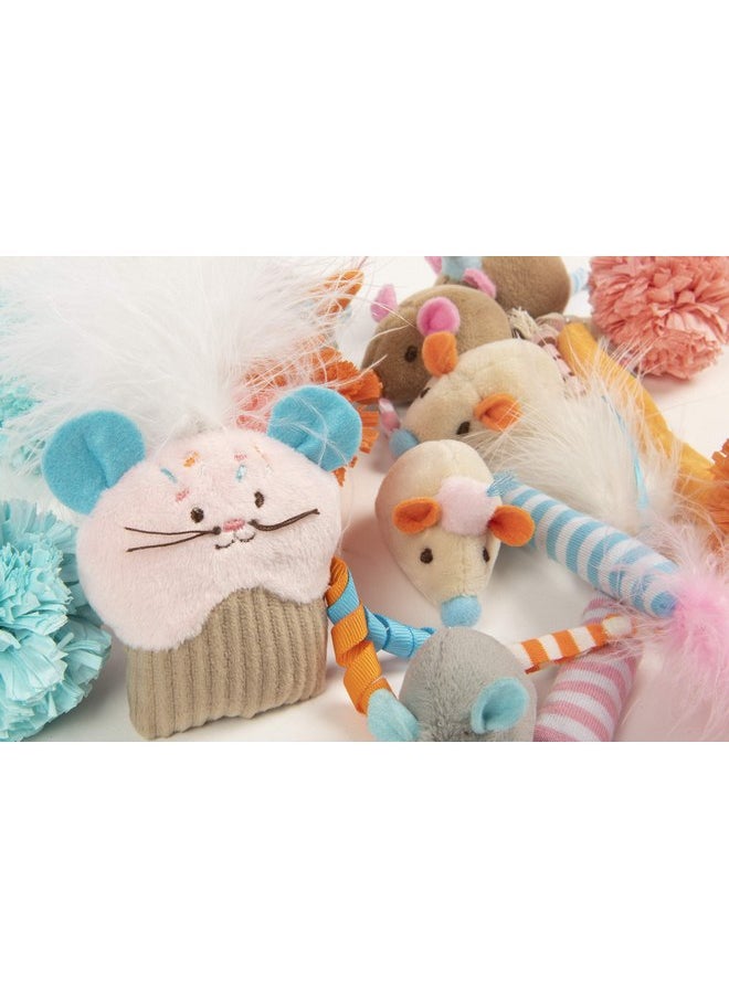 SmartyKat - SmartyKat (16 Set Bundle Birthday Bash Variety Pack Catnip Cat Toys - Multi Color, Set of 16 - Image 1
