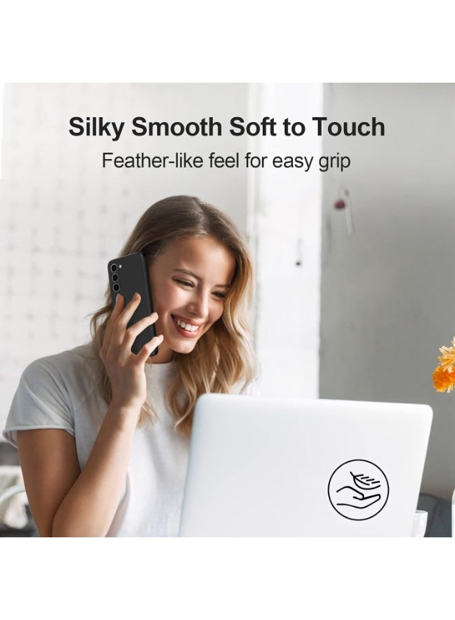 Houmt Samsung Galaxy S23 Case Cover Silky-Soft Touch Full-Body Protective Case Shockproof Cover with Microfiber Lining For Samsung Galaxy S23 - Image 5